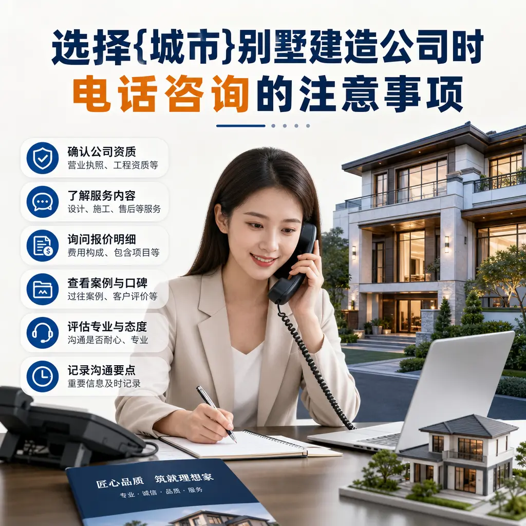 选择安龙别墅建造公司时，电话咨询的注意事项