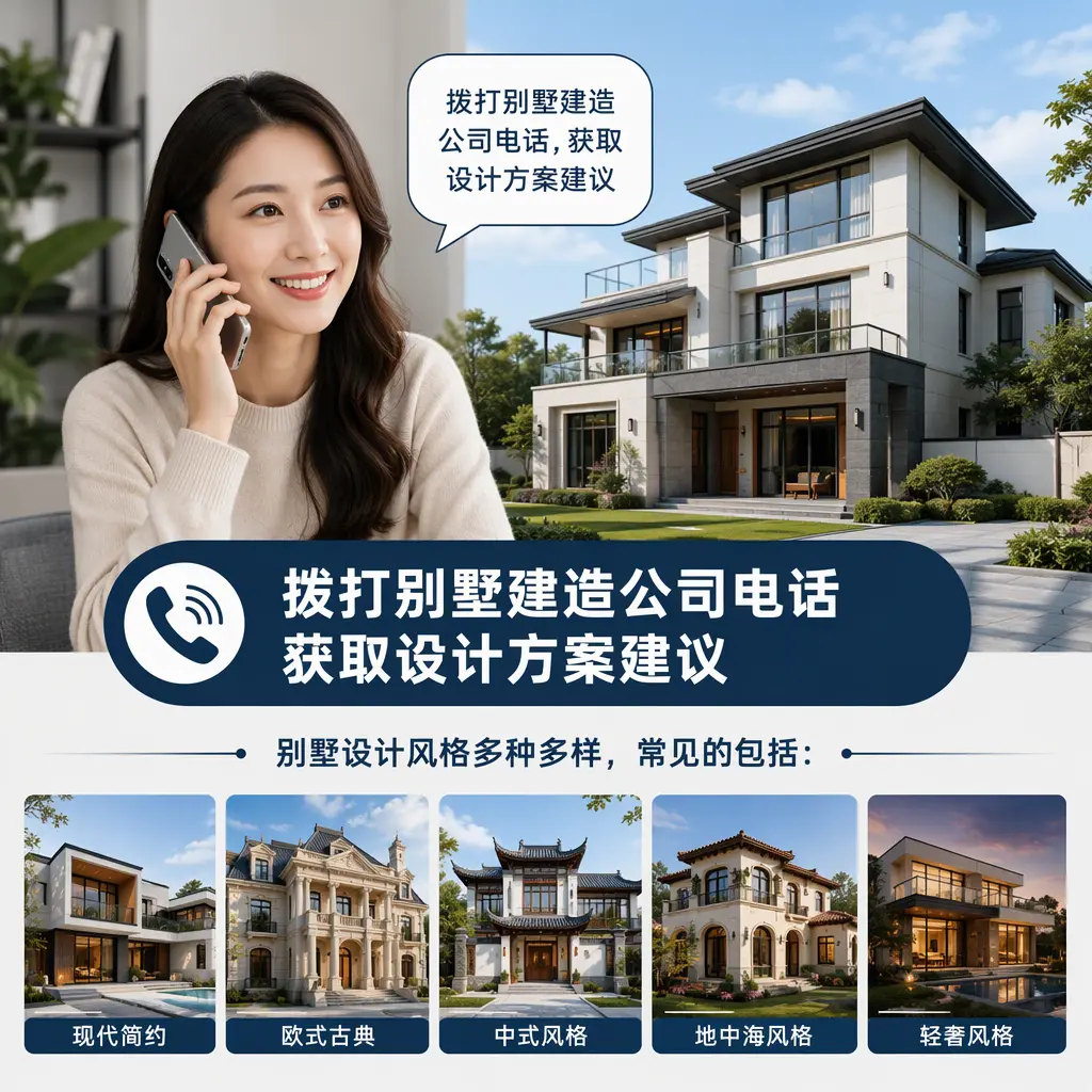 拨打安龙别墅建造公司电话，获取设计方案建议